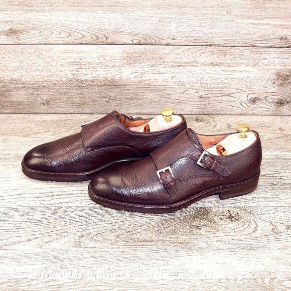 * worn 1x * $795 GRAVATI Neiman Marcus 7.5 M Genuine BISON 19061 * add $15 Trees main image 5